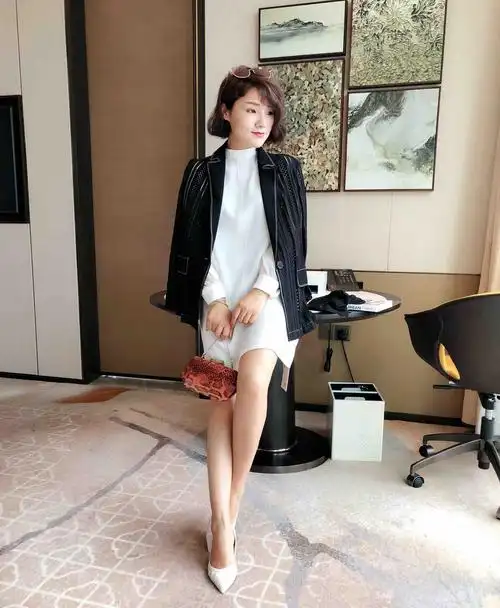 原创设计手工缝制镂空夏季职场显瘦气场西服套装防晒