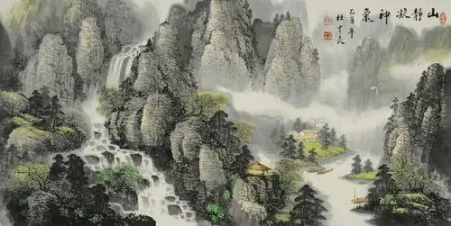 著名山水画画家杜中良作品欣赏