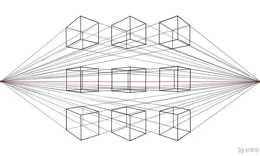 作业:从零开始学画画之两点透视的画法练习 - 咸鱼想翻身 - 轻微课