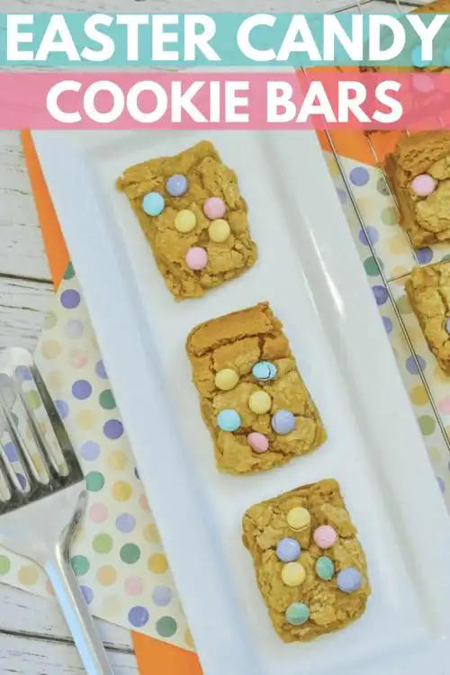 easter candy cookie bars
