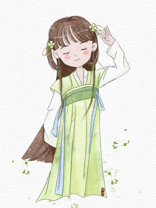 原创古风小姑娘2视频过程