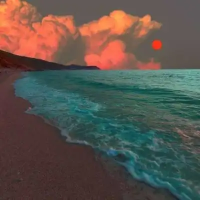 高清好看的唯美黄昏日落头像图片