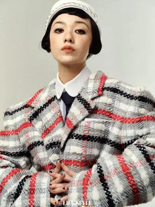 我不敢戴的帽子郭采洁戴了##郭采洁鱼骨眼线