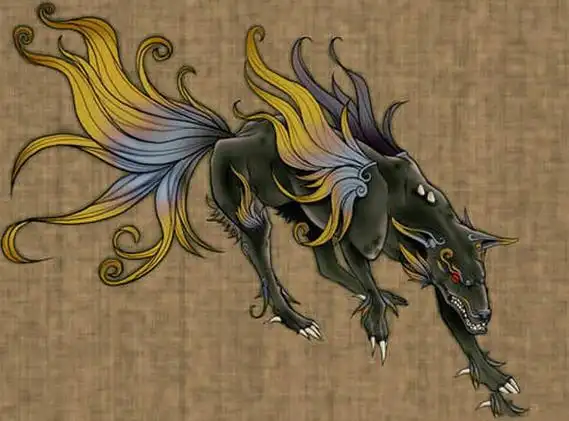 天狗食月的神话故事中天狗是指谁 不是哮天犬而是日本的吃人怪物