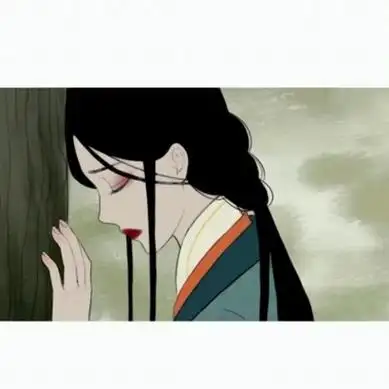 古风动漫伤感头像女生高清动漫丧系古风女头图片