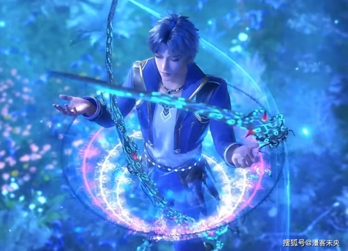 原创斗罗大陆112:蓝发唐三正脸曝光,装扮虽很丑,迷倒胡列娜不成问题