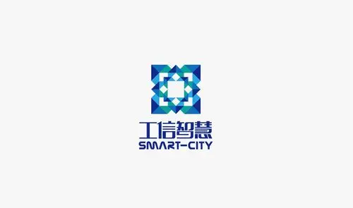 工信智慧建筑科技logo设计