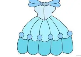 公主裙儿童画怎么画 公主裙简笔画步骤