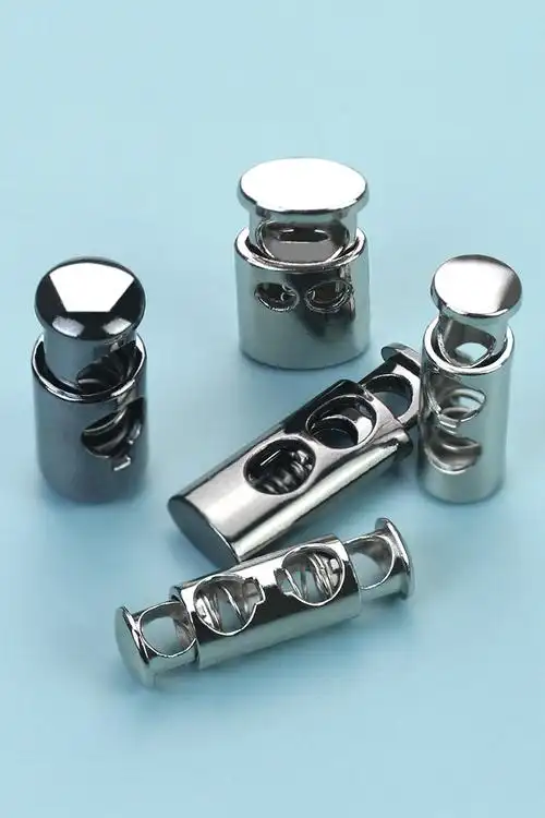 金属弹簧扣松紧调节卡扣吊钟衣服羽绒服猪鼻扣抽绳束绳扣帽子扣