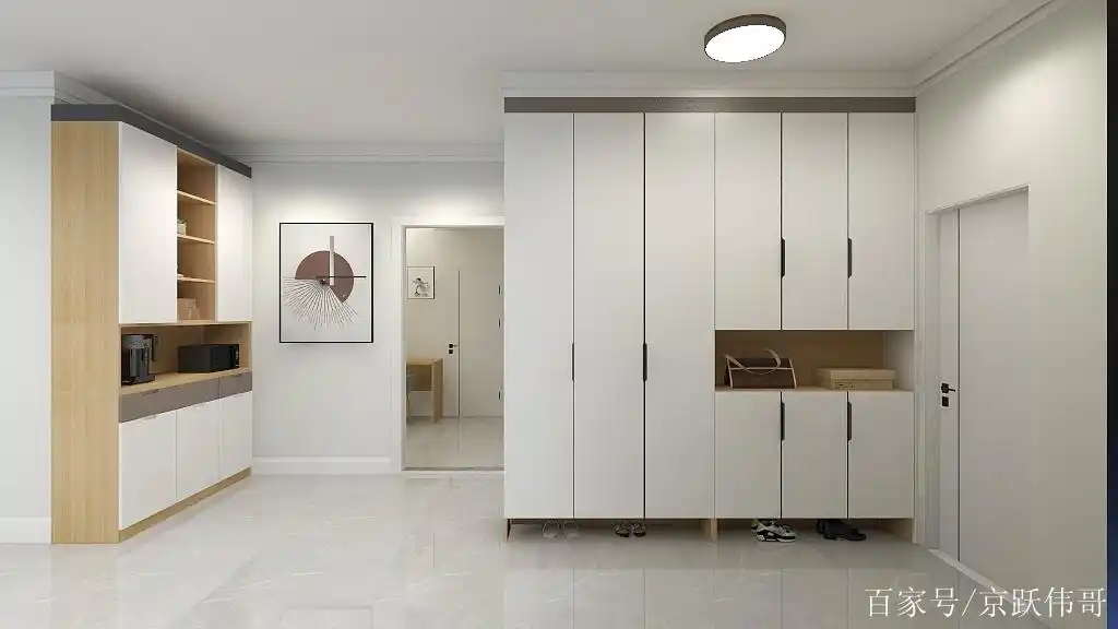 一套简装衣柜效果图