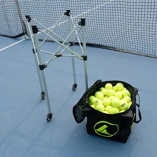 网球教练球车kennex轻便可折叠可放150165个球肯尼士教练车