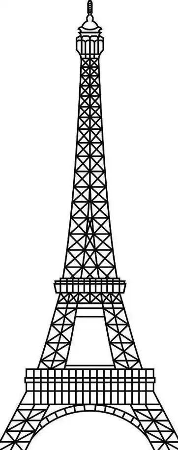 控制塔简笔画有颜色