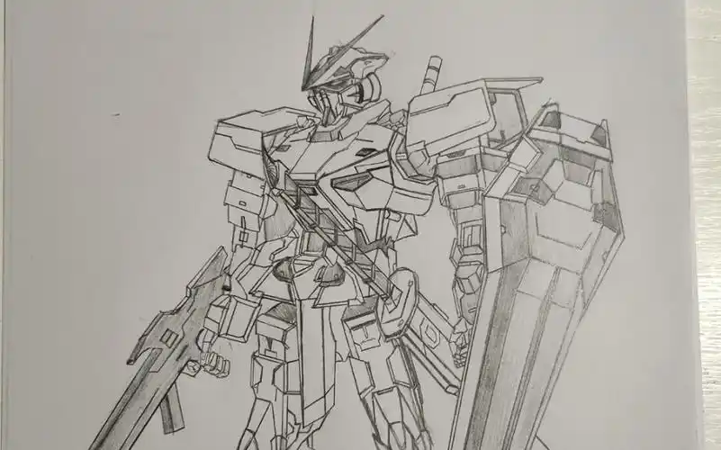 教大家画红色异端高达,新人up请多多包涵!