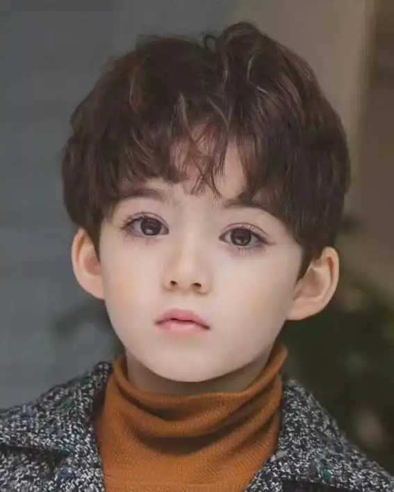 混血的基因实在太强大这个小男孩长大后又会是谁的白月光