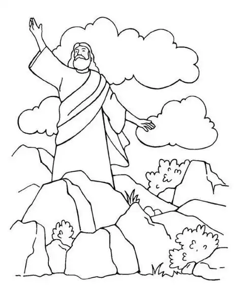 感谢上帝的恩典简笔画