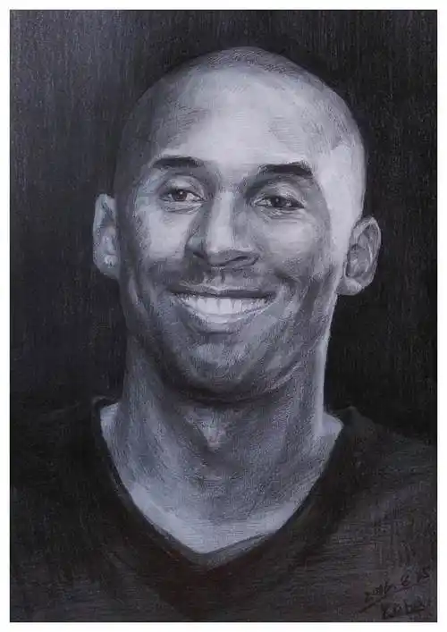 科比素描画 科比素描画像怎么画