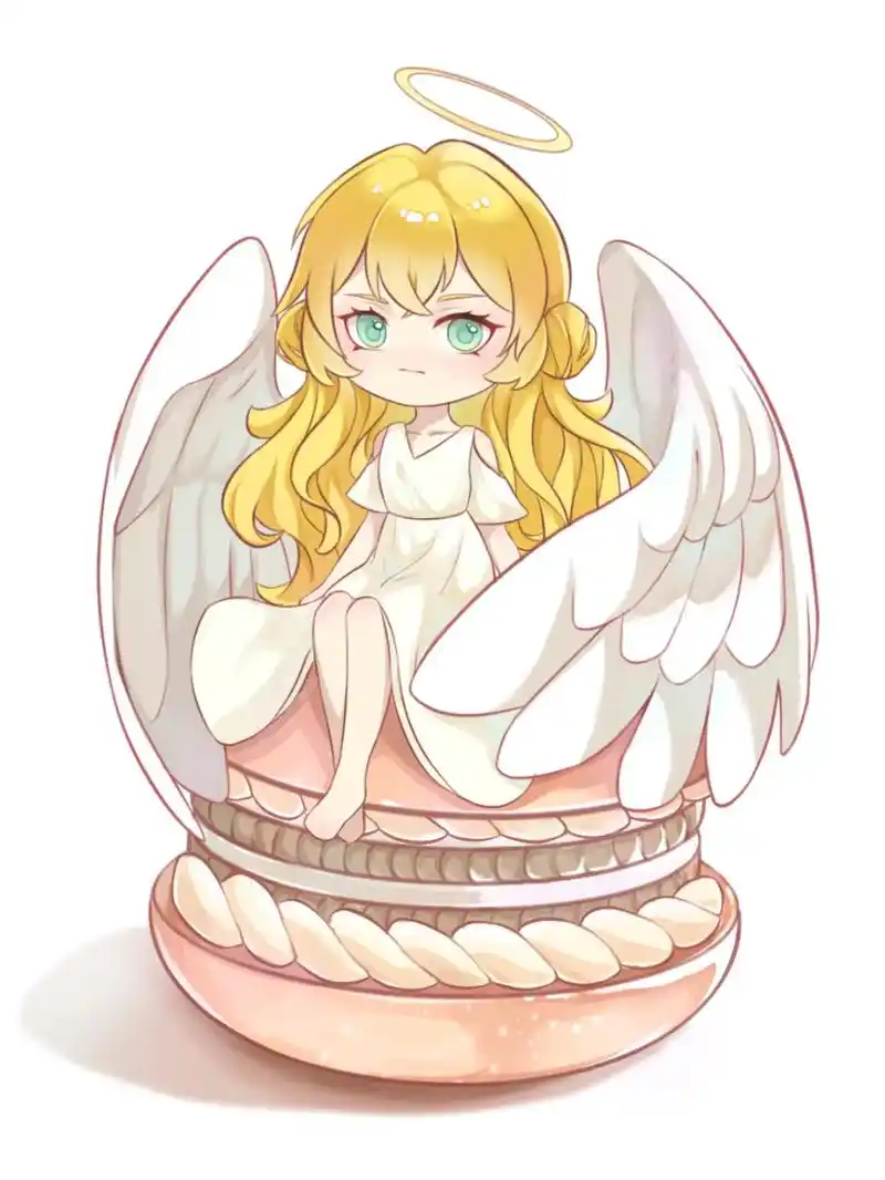 原创q版人物甜品系列插画头像分享 马卡龙