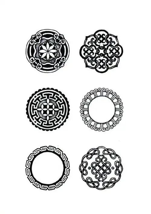 圆形图案设计合集