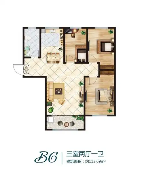 金鼎华郡楼盘户型图1