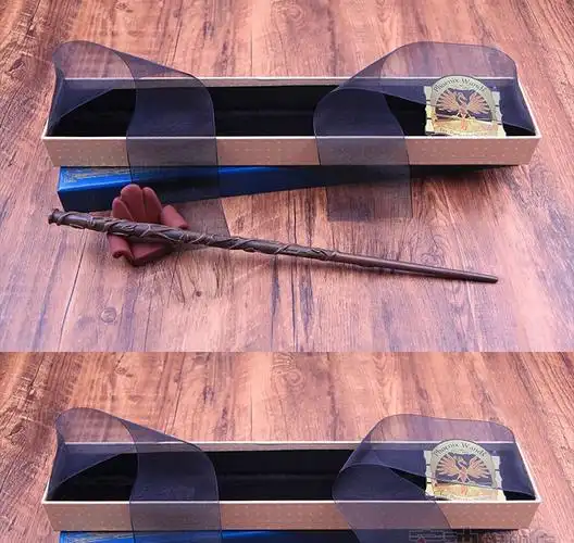 哈利波特魔杖电影原版魔法杖美国魔法棒周边万圣节礼物 卢平【图片