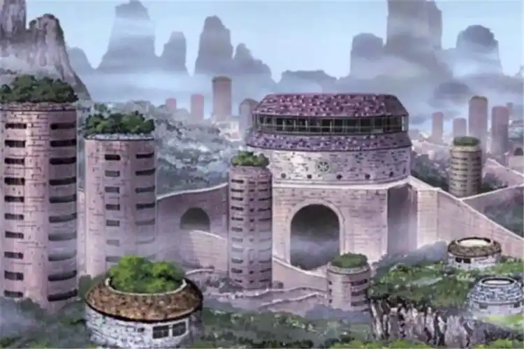 火影忍者中五影大楼外貌一览土影的像奥利给雷影的好看又豪华