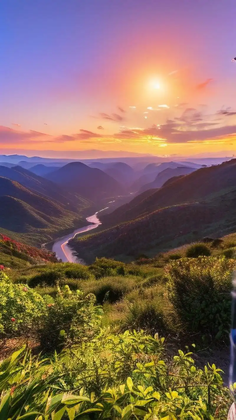 这组个性晚霞背景图,真的是美哭了01!