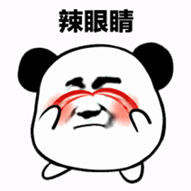 暴漫熊猫人辣眼睛捂眼拒绝gif动图_动态图_表情包下载_soogif