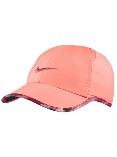 nike 耐克 womens basic graphic featherlight hat 女士网球帽 有顶