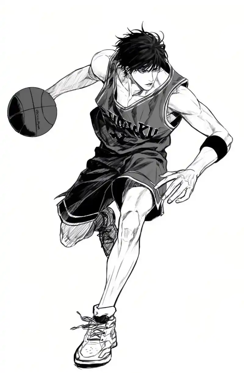 这小子帅死我#黑白系 #超帅 #灌篮高手 #流川枫 - 抖音