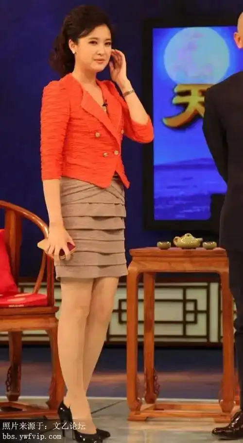 主持人桑晨业余生活照片