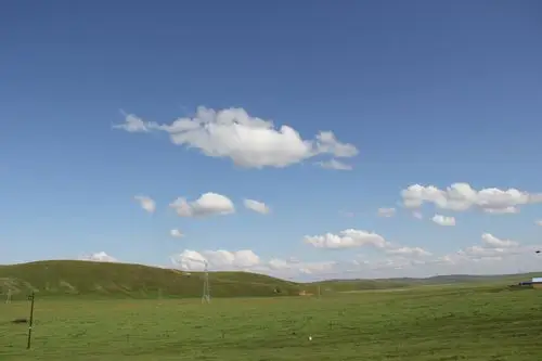 呼伦贝尔大草原,蓝天白云!