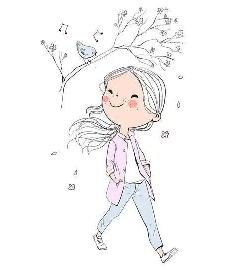 可爱简易小插图手绘(60张超q超萌呆的简笔小可爱) - 设计堂