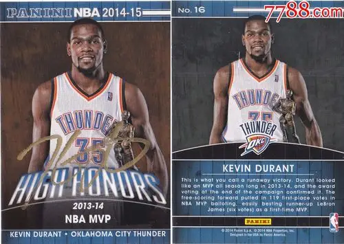 nba官方正品c-凯文·杜兰特亲笔签名-送礼佳品生日礼物收藏