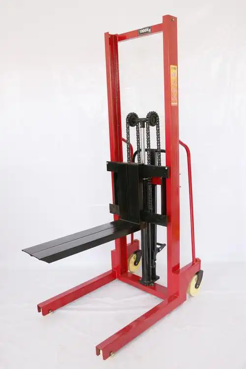 手动升降叉车 堆高叉车 液压升高装卸车 手推车1-3吨