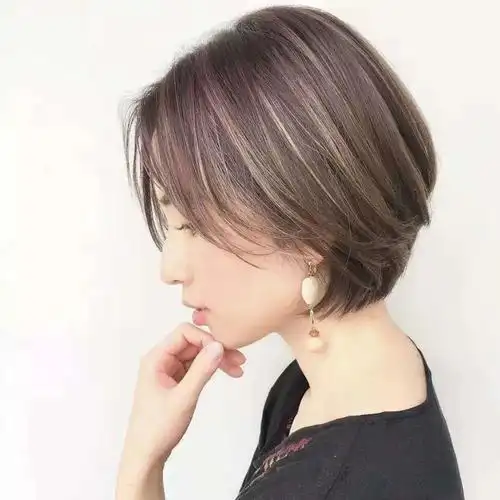 甜美可爱的短发喜欢短发的女士可以收藏图组