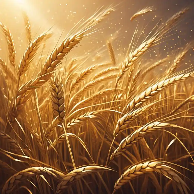 麦穗头像,寓意收获与希望.