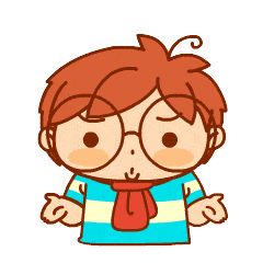 卡通gif眼镜男孩gif可爱gif萌萌哒gif