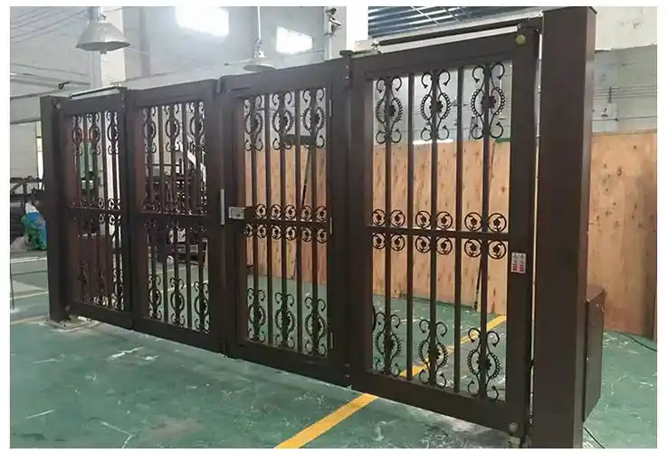 凯富龙耀不锈钢悬力折叠门全智出行加厚加宽远程控制别墅庭院大门小区