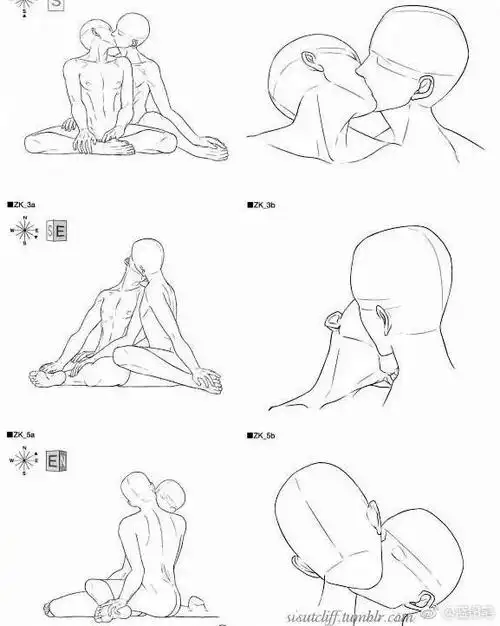 几张图泄露了kiss的正确打开形式,大神教你接吻的正确画法