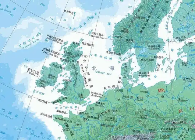 欧洲"北海":拥有丰富的渔业和油气资源,世界上最著名浅海之一