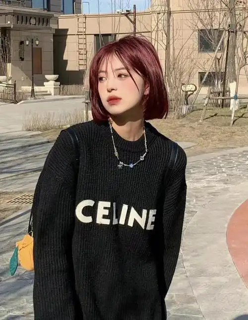 不用漂的显白发色星星78氛围感发色酒红色