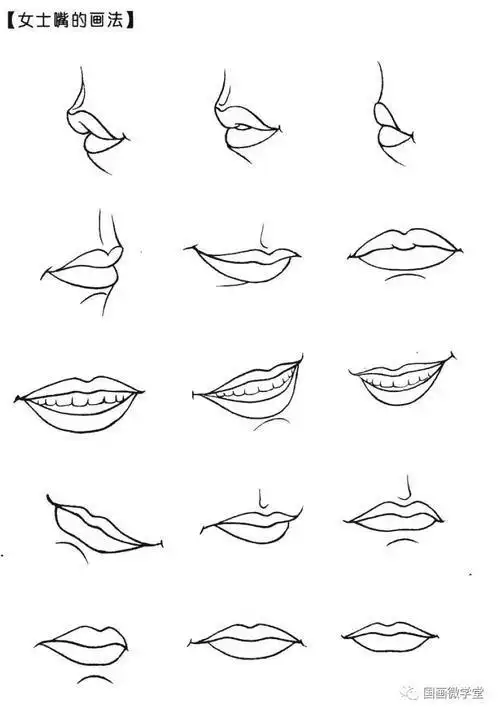 简笔画画五官画法