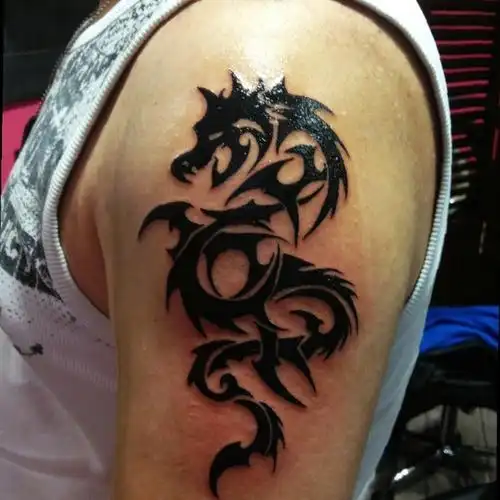 部落风图腾纹身9组个性而又炫酷的部落风图腾纹身图案