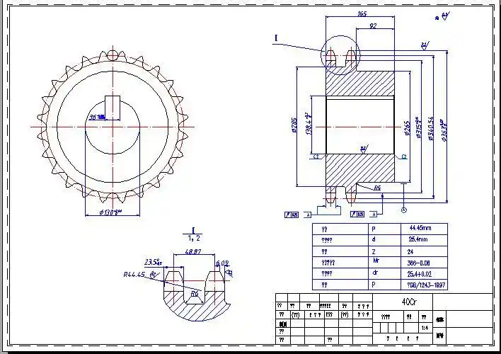 28a-2滚子链链轮下载(190.66 kb,dwg格式) 机械cad图纸