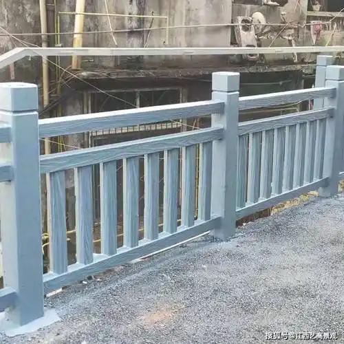 水泥仿木栏杆的安装施工过程方法混凝土护栏制作厂家动画演示与实操