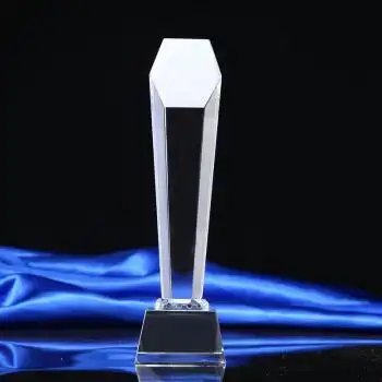 定制水晶玻璃奖杯 庆典运动会竞技比赛企业礼品订做 刻字奖牌授权牌