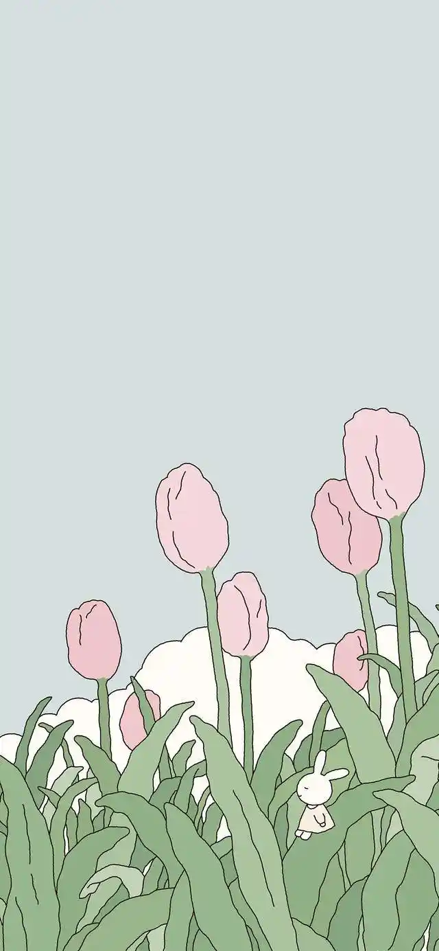 超级治愈的夏日小清新插画壁纸