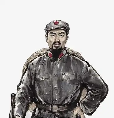 红军长征战场胜利人物场景组合