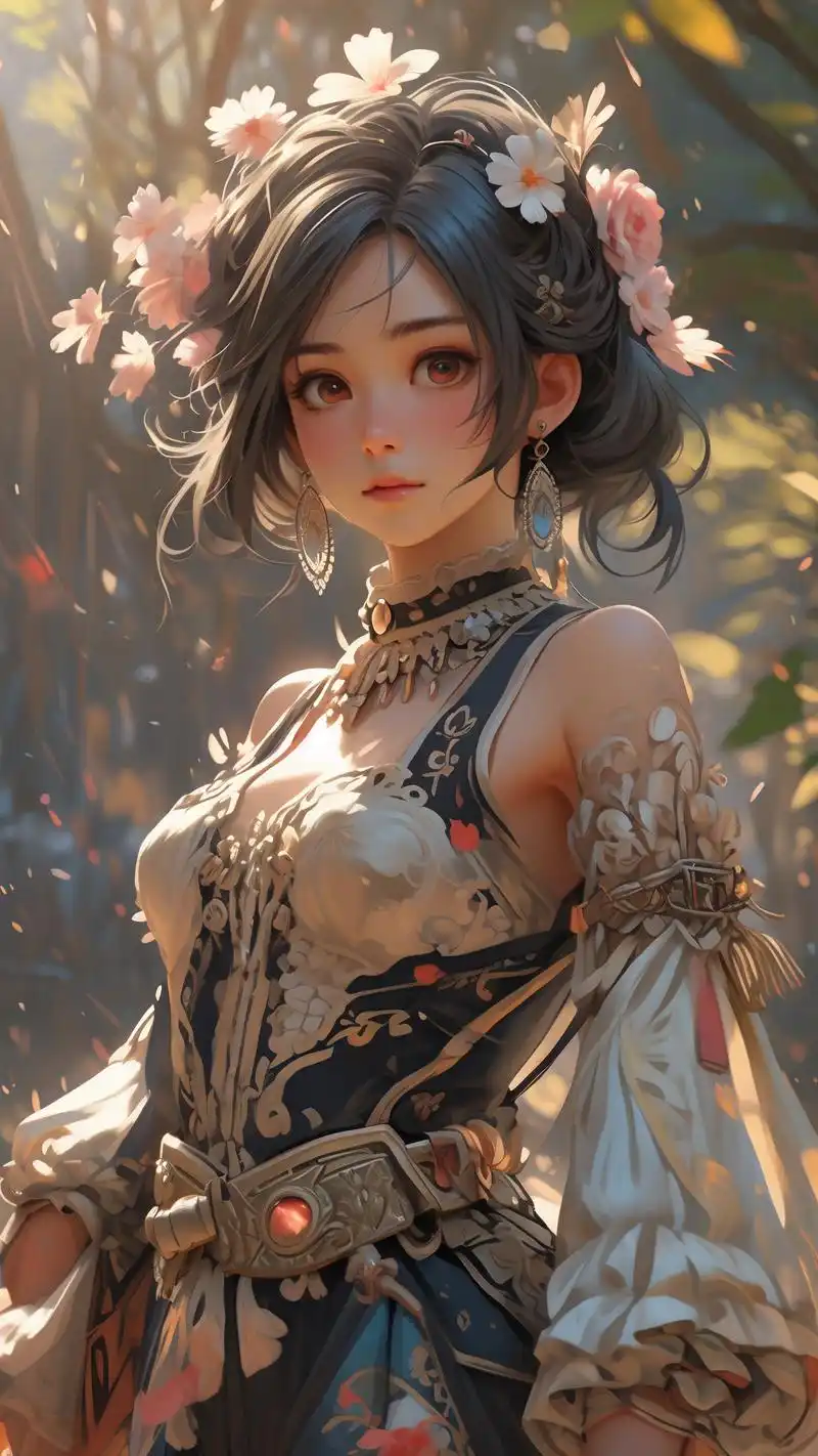 这组二次元女生动漫壁纸真的太美啦每一张都充满了梦幻与活力的气息