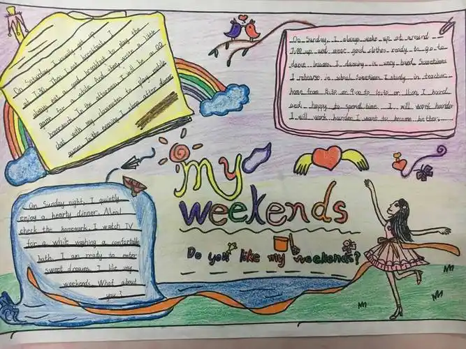 我校举办首届英语节英语手抄报展览英语节 /strong>手抄报海报黑板报